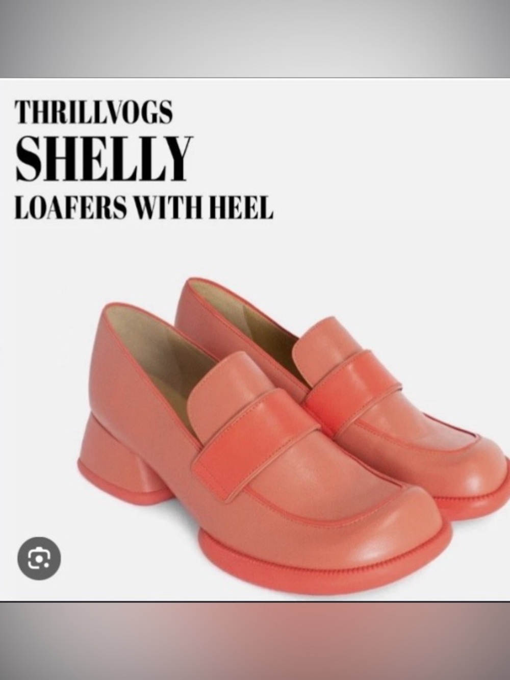 John Fluevog - Thrillvogs Shelly - Coral - Originally $349